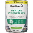 Promo Peinture(d) extérieure bois GoodHome blanc satin RAL 9003 2,5L + 20% gratuit à 37,90 € dans le catalogue Castorama à Pont de la Maye