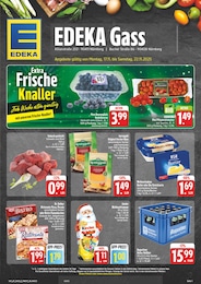 EDEKA Prospekt für Nürnberg mit 28 Seiten EDEKA Prospekt "Wir lieben Lebensmittel!" für Nürnberg, 28 Seiten, 17.11.2025 - 22.11.2025