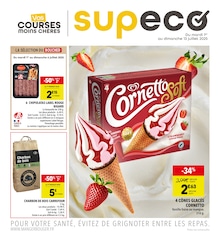 Catalogue Supeco à Serres, avec 4 pages Prospectus Supeco à Serres: "VOS COURSES MOINS CHÈRES", 4} pages, 01/07/2025 - 13/07/2025