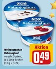 Rahmjoghurt im Angebot bei REWE in Herne Rahmjoghurt Angebote von Weihenstephan bei REWE Herne für 0,49 €