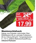 Mumienschlafsack Deluxe im Angebot bei Herbrügger in Unna Mumienschlafsack Deluxe Angebote von Happy People bei Herbrügger Unna für 17,99 €