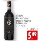 Chianti Classico Riserva DOCG im Angebot bei EDEKA in Koblenz Chianti Classico Riserva DOCG Angebote von Piccini bei EDEKA Koblenz für 5,49 €