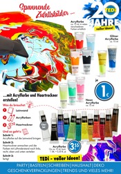 Aktueller TEDi Prospekt mit Acrylfarben, "TEDi - voller Ideen!", Seite 23