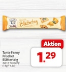 nah&frisch Rhauderfehn - Frischer Blätterteig Angebot im Prospekt Frischer Blätterteig bei nah&frisch im Rhauderfehn Prospekt für 1,29 €