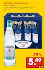 Mineralwasser bei Netto Marken-Discount im Witzenhausen Prospekt für 5,49 €