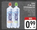 Aktuelles Active O2 Erfrischungsgetränk Apfel Kiwi Angebot bei E center in Chemnitz ab 0,99 €