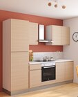 Cuisine tout équipée All-in Carla décor chêne - Beko - Castorama à Courbevoie Cuisine tout équipée All-in Carla décor chêne - Beko en promo chez Castorama Courbevoie à 1 449,00 €