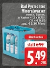E center Krefeld - Mineralwasser Angebot im Prospekt Mineralwasser bei E center im Krefeld Prospekt für 5,49 €