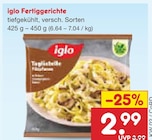 Fertiggerichte von iglo im aktuellen Netto Marken-Discount Prospekt