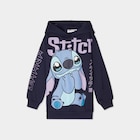 Promo Sweat à capuche hoodie oversize Stitch bleu marine fille à 22,99 € dans le catalogue La Halle à Avranches