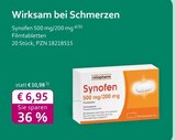 mea - meine apotheke - Synofen Angebot im Prospekt Synofen bei mea - meine apotheke im Prospekt "" für 6,95 €