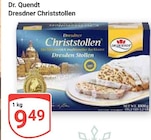 Dresdner Christstollen Angebote von Dr. Quendt bei GLOBUS Hofheim für 9,49 €