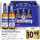Pilsener Angebote von Fürstenberg bei E center Schramberg für 10,99 €