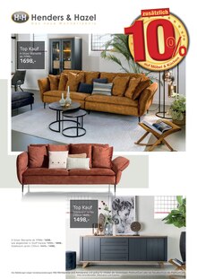 Couch im Möbel Inhofer Prospekt "Henders & Hazel" mit 8 Seiten (Augsburg)