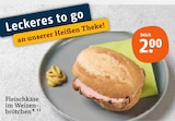 Fleischkäse im Weizenbrötchen im Angebot bei tegut in Ansbach Fleischkäse im Weizenbrötchen Angebote bei tegut Ansbach für 2,00 €