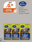 Aktuelles Katzen Snack Sticks Angebot bei Müller in Darmstadt ab 0,75 €