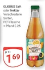 Aktuelles Saft Angebot bei GLOBUS in Koblenz ab 1,69 €