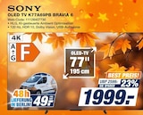 Aktuelles OLED TV K77A69PB BRAVIA 6 Angebot bei expert in Berlin ab 1.999,00 €