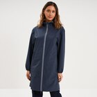 Parka longue impérméable coupe-vent gris foncé femme dans le catalogue La Halle