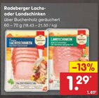 Lachs- oder Landschinken Angebote von Radeberger bei Netto Marken-Discount Eisenach für 1,29 €