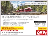 Schweiz: Bergferien im Bahnwunderland im aktuellen Netto Marken-Discount Prospekt für 699,00 €
