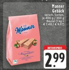 Gebäck im Angebot bei E center in Recklinghausen Gebäck Angebote von Manner bei E center Recklinghausen für 2,99 €