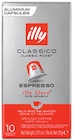 10 capsules café classico - ILLY en promo à 1,99 € chez Intermarché Super 10 capsules café classico - ILLY dans le catalogue Intermarché Super