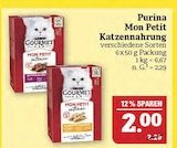 Aktuelle Katzenfutter Angebote bei Marktkauf in Erlangen Aktuelles Mon Petit Katzennahrung Angebot bei Marktkauf in Erlangen ab 2,00 €