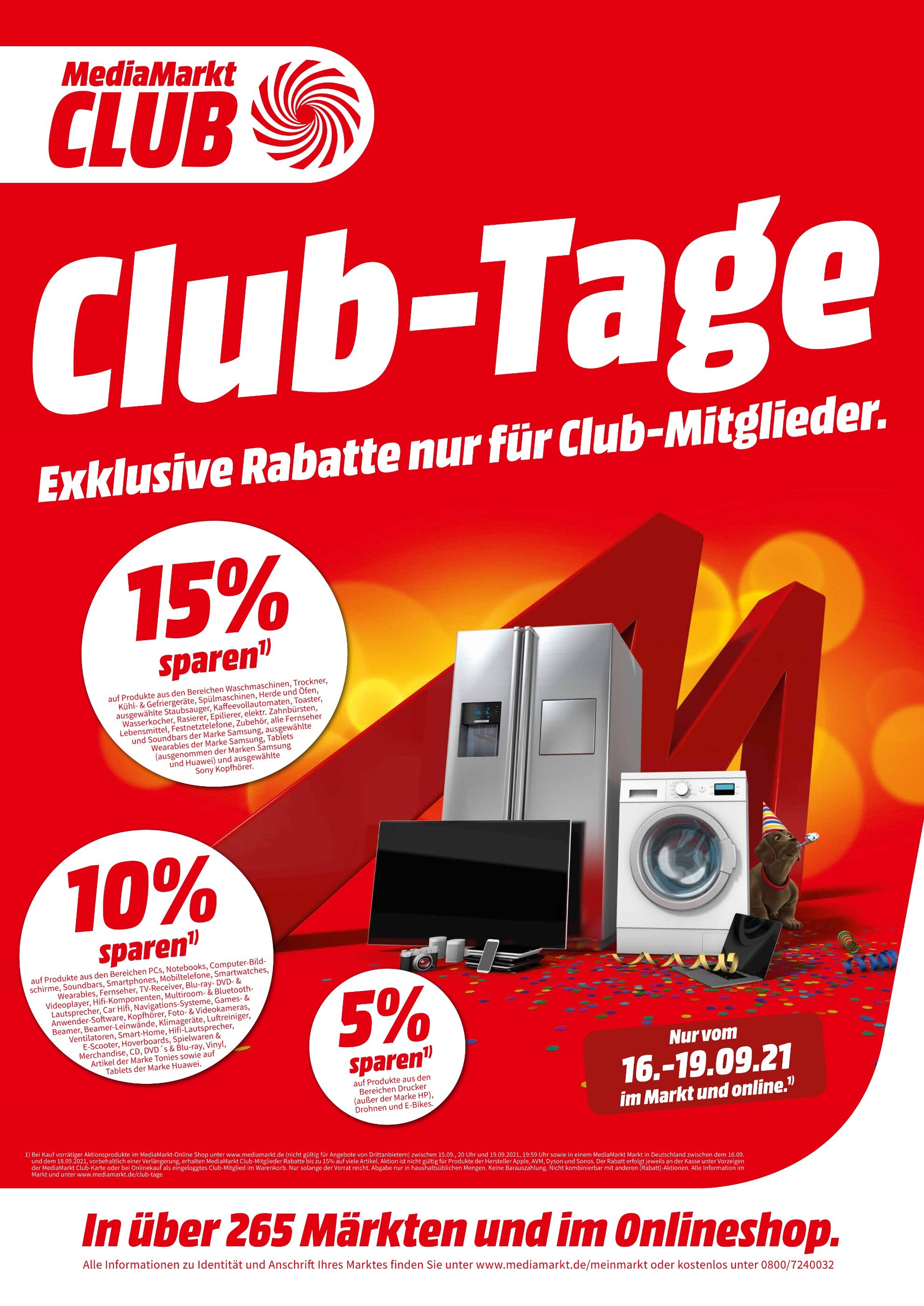 Media-Markt Prospekt für Neunkirchen mit 7 Seiten Media-Markt Prospekt für Neunkirchen: "Club-Tage", 7 Seiten, 16.09.2021 - 19.09.2021