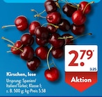 Kirschen im ALDI SÜD Prospekt Kirschen, lose im aktuellen ALDI SÜD Prospekt für 2,79 €
