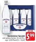 Sprudel Angebote von Gerolsteiner bei E center Homburg für 5,99 €