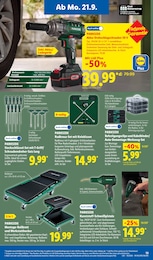 Lidl Gartengeraete im Prospekt 