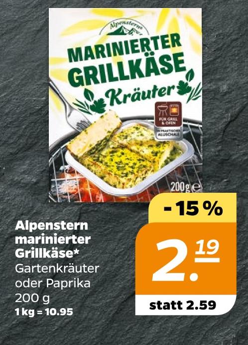 Marinierter Grillkäse