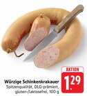 Würzige Schinkenkrakauer bei EDEKA im Rottweil Prospekt für 1,29 €