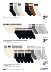 Chaussettes en promo dans le catalogue Zeeman à la page 5