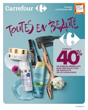 Prospectus Supermarchés Carrefour en cours à Chassey-lès-Scey et alentours, "TOUTES EN BEAUTÉ", 38 pages, 06/01/2026 - 19/01/2026 Catalogue Supermarchés Carrefour en cours à Chassey-lès-Scey et alentours, "TOUTES EN BEAUTÉ", 38 pages, 06/01/2026 - 19/01/2026