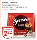 Kaffeepads Classic Angebote von Senseo bei GLOBUS Amberg für 2,22 €
