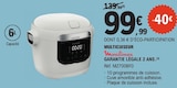 Multicuiseur - Moulinex en promo à 99,99 € chez E.Leclerc Multicuiseur - Moulinex dans le catalogue E.Leclerc