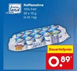 Kaffeesahne im Angebot bei Netto Marken-Discount in Koblenz Kaffeesahne Angebote von Gutes Land bei Netto Marken-Discount Koblenz für 0,89 €