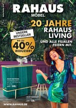RAHAUS Prospekt "20 JAHRE RAHAUS LIVING UND ALLE FILIALEN FEIERN MIT.", 48 Seiten, für Wildau, 08.11.2019 - 20.11.2019 RAHAUS Prospekt "20 JAHRE RAHAUS LIVING UND ALLE FILIALEN FEIERN MIT.", 48 Seiten, für Wildau, 08.11.2019 - 20.11.2019