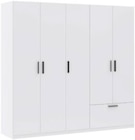 Drehtürenschrank „Milos“ 5-türig, BxHxT: ca. 225x210x54cm im Angebot bei mömax in Villingen-Schwenningen Drehtürenschrank „Milos“ 5-türig, BxHxT: ca. 225x210x54cm Angebote bei mömax Villingen-Schwenningen für 249,00 €