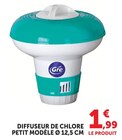 Diffuseur de chlore petit modèle - GRÉ en promo chez Hyper U La Rochelle à 1,99 €