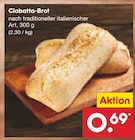 Ciabatta-Brot im aktuellen Netto Marken-Discount Prospekt für 0,69 €