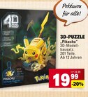 3D-Puzzle Pikachu im Angebot bei Marktkauf in Leinfelden-Echterdingen 3D-Puzzle Pikachu Angebote von Pokémon bei Marktkauf Leinfelden-Echterdingen für 19,99 €