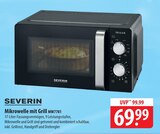 Severin Mikrowelle mit Grill MW7781 Angebote bei famila Nordost Stralsund für 69,99 €