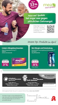 Aktueller mea - meine apotheke Prospekt "Unsere April-Angebote" für Dillingen (Donau) Aktueller mea - meine apotheke Prospekt für Dillingen (Donau) mit Seiten