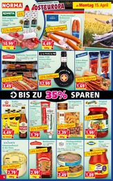 Norma Bratwurst im Prospekt 