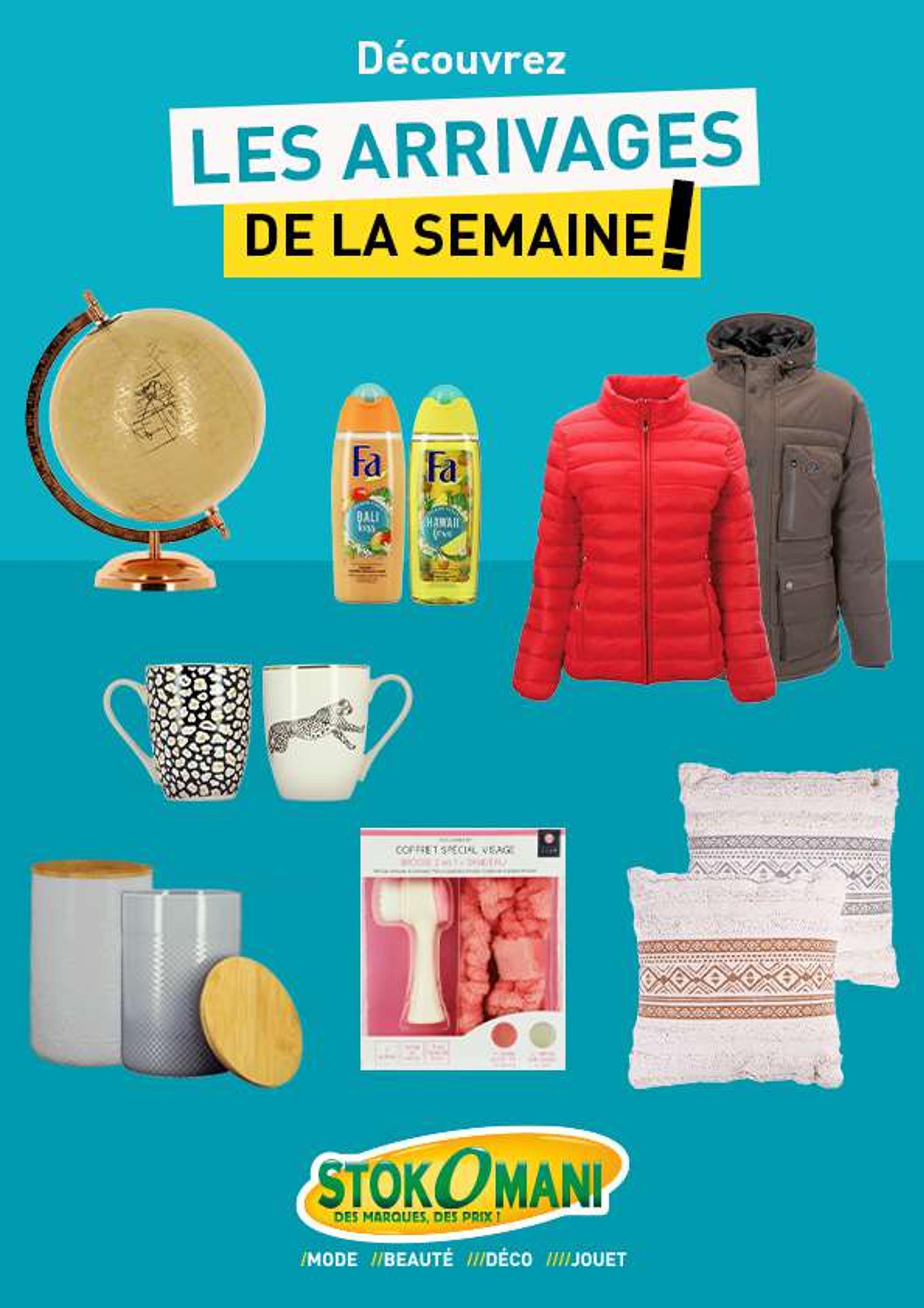 Catalogue Stokomani à Mézy-sur-Seine, avec 1 page Prospectus Stokomani à Mézy-sur-Seine, "Découvrez les arrivages de la semaine !", 1 page, 29/09/2021 - 10/10/2021