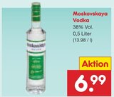 Vodka Angebote von Moskovskaya bei Netto Marken-Discount Mühlhausen für 6,99 €