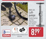Standluftpumpe Angebote von RIDE+GO bei ALDI Nord Elmshorn für 8,99 €